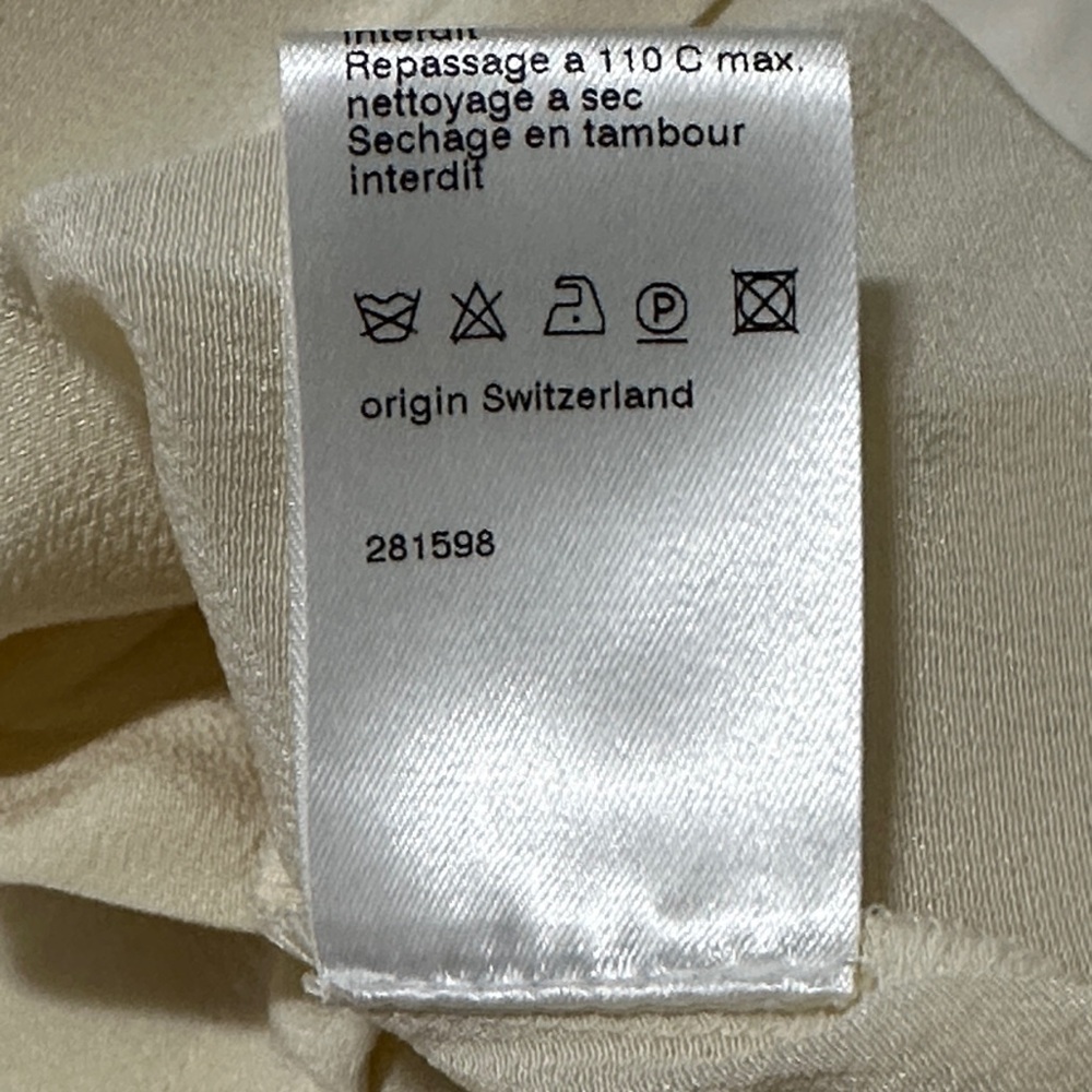 Akris Cream and Ivory Layered Sleeveless Tank - Picture 6 of 7